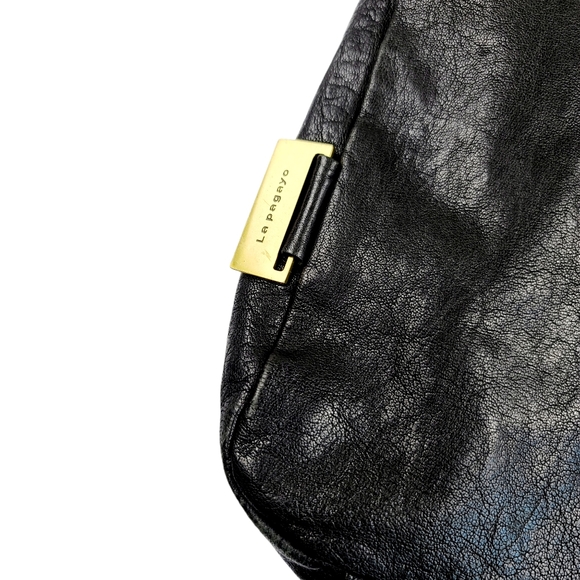 La Pagayo Rockstud Double Flip Leather Bag - Picture 8 of 9